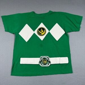 Mighty Morphin Power Rangers Green Ranger Costume T-Shirt Mens Large Graphic Tee
